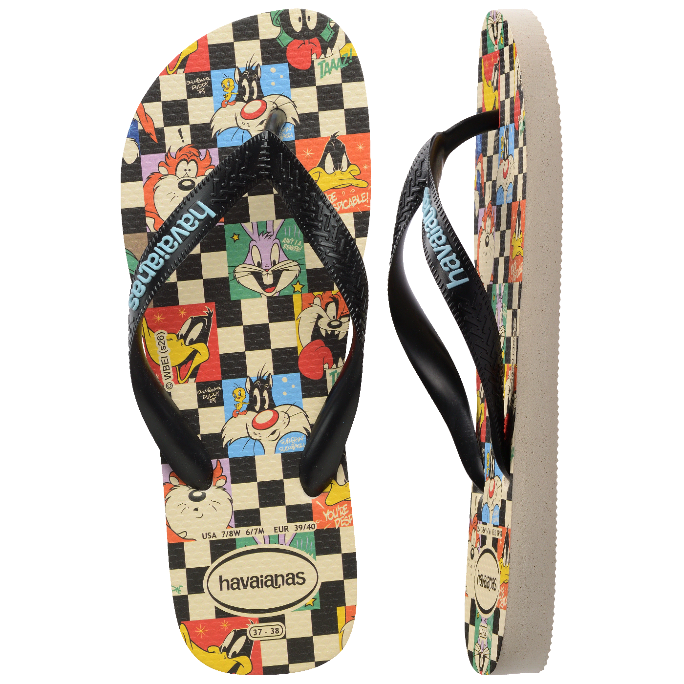 Chinelo Havaianas Top Clássicos Warner Looney Tunes