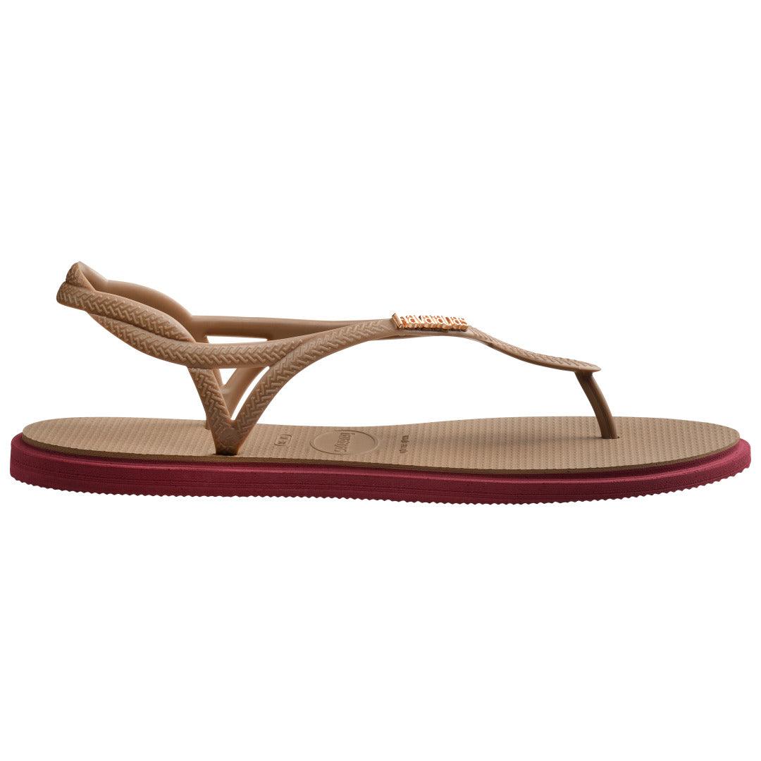 Chinelo Havaianas Luna Point - Rose Gold