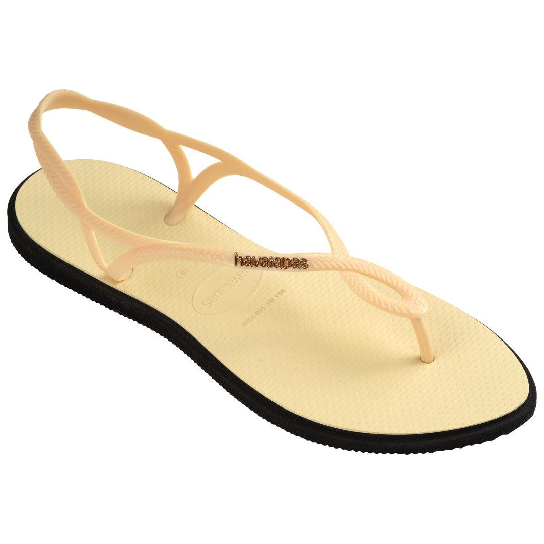 Chinelo Havaianas Luna Point - Buttercream