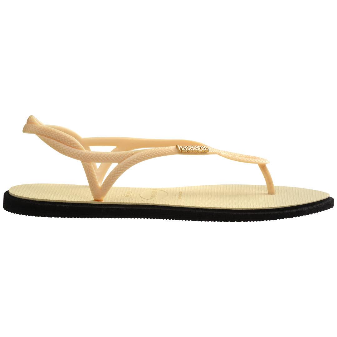 Chinelo Havaianas Luna Point - Buttercream