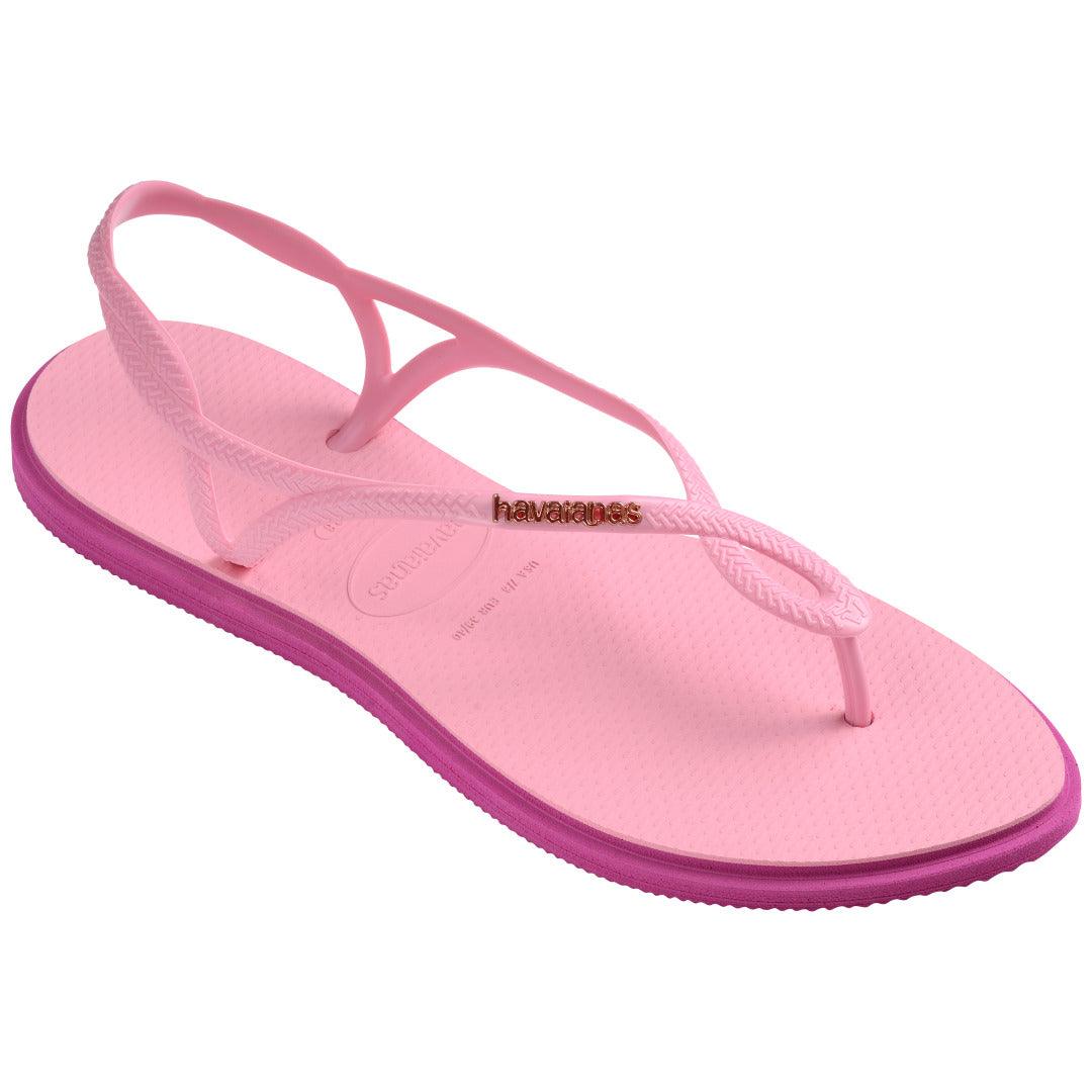 Chinelo Havaianas Luna Point - Rosa Glow