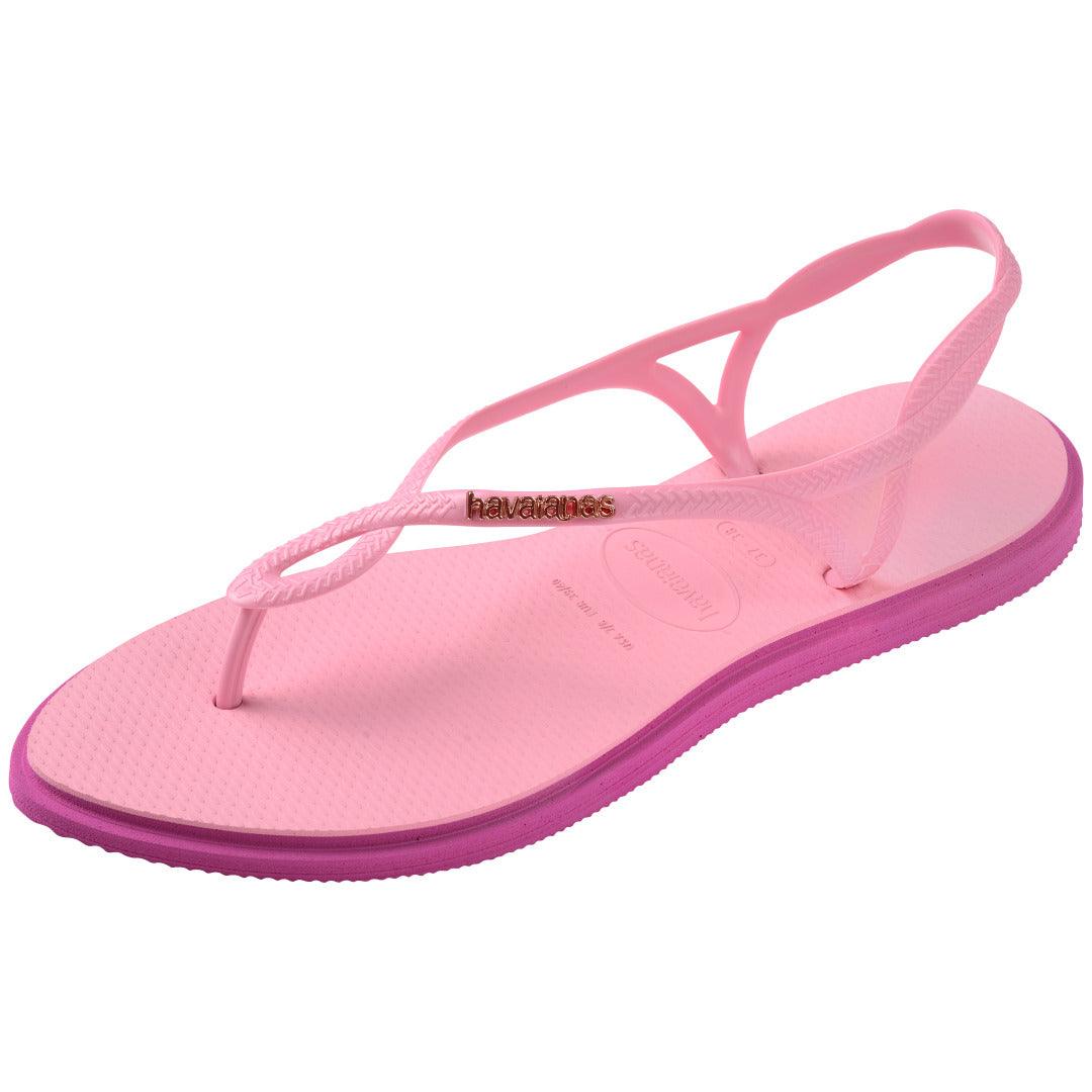 Chinelo Havaianas Luna Point - Rosa Glow