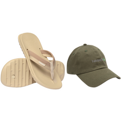 Kit Havaianas para eles: Track Plus + Boné