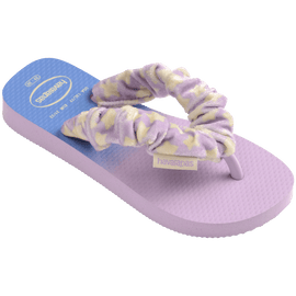 Chinelo Havaianas Kids Fluffy - Purple