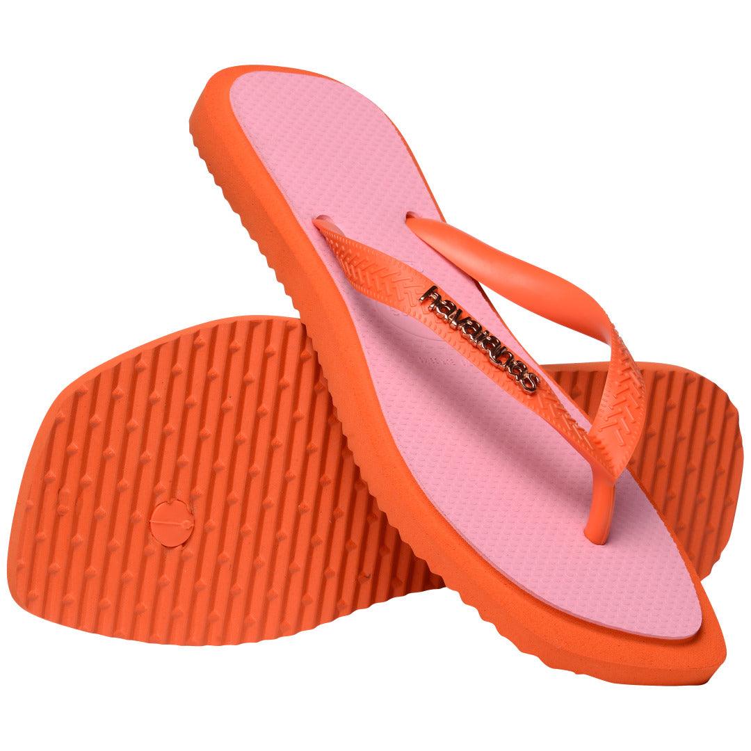 Chinelo Havaianas Top Square Fusion - Laranja sunset