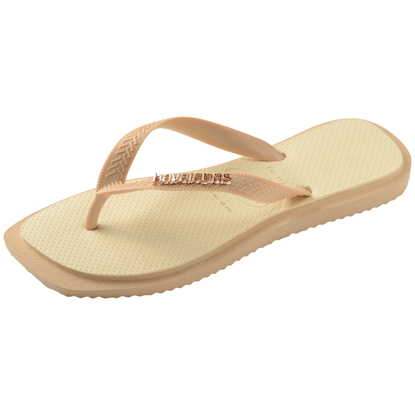 Chinelo Havaianas Top Square Fusion - Dourado