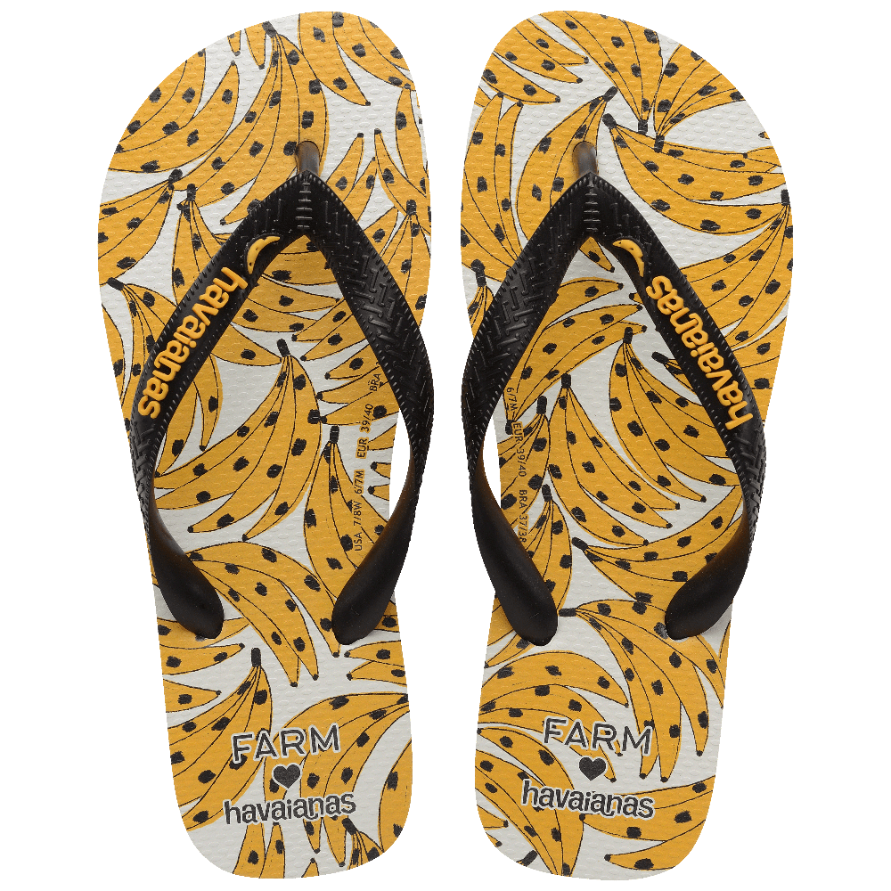 Chinelo Havaianas  Farm Nanica - Preto