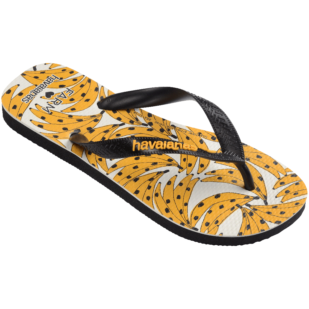 Chinelo Havaianas  Farm Nanica - Preto