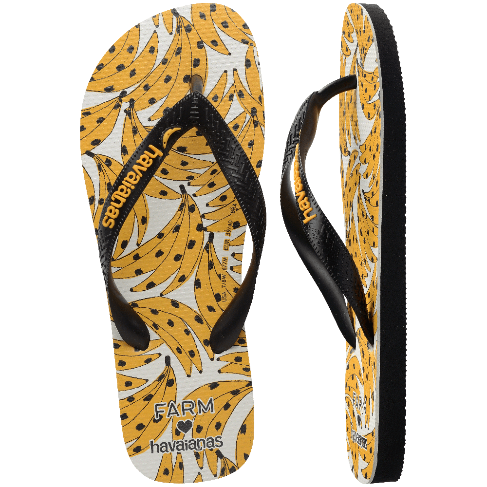 Chinelo Havaianas  Farm Nanica - Preto