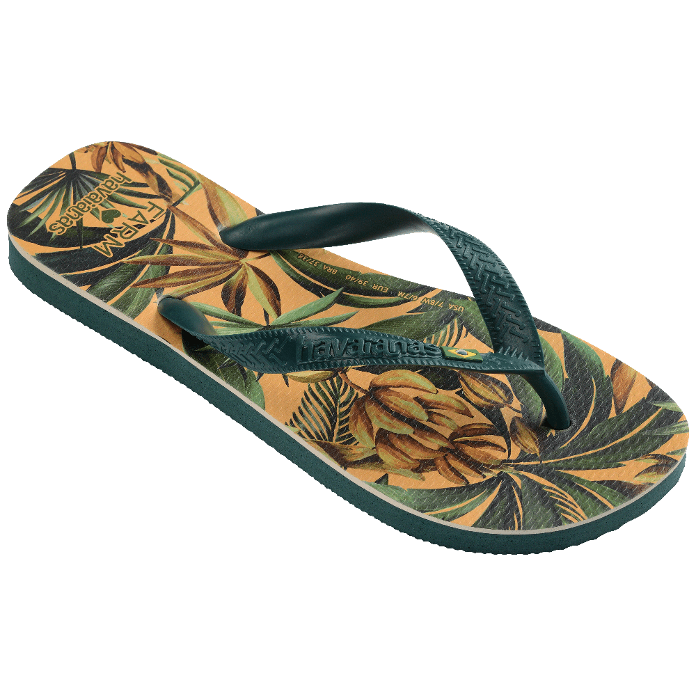 Chinelo Havaianas  Farm Bananarte - Verde Pantanal