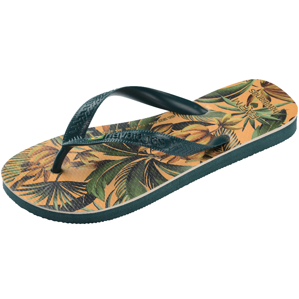 Chinelo Havaianas  Farm Bananarte - Verde Pantanal