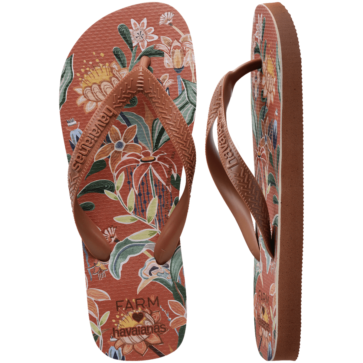 Chinelo Havaianas  Farm Jade - Ferrugem