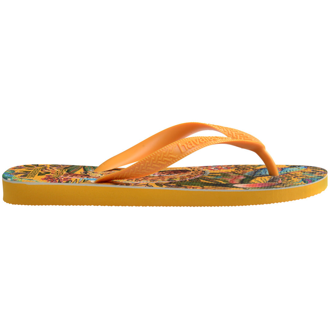 Chinelo Havaianas Farm Selva - Amarelo Pop