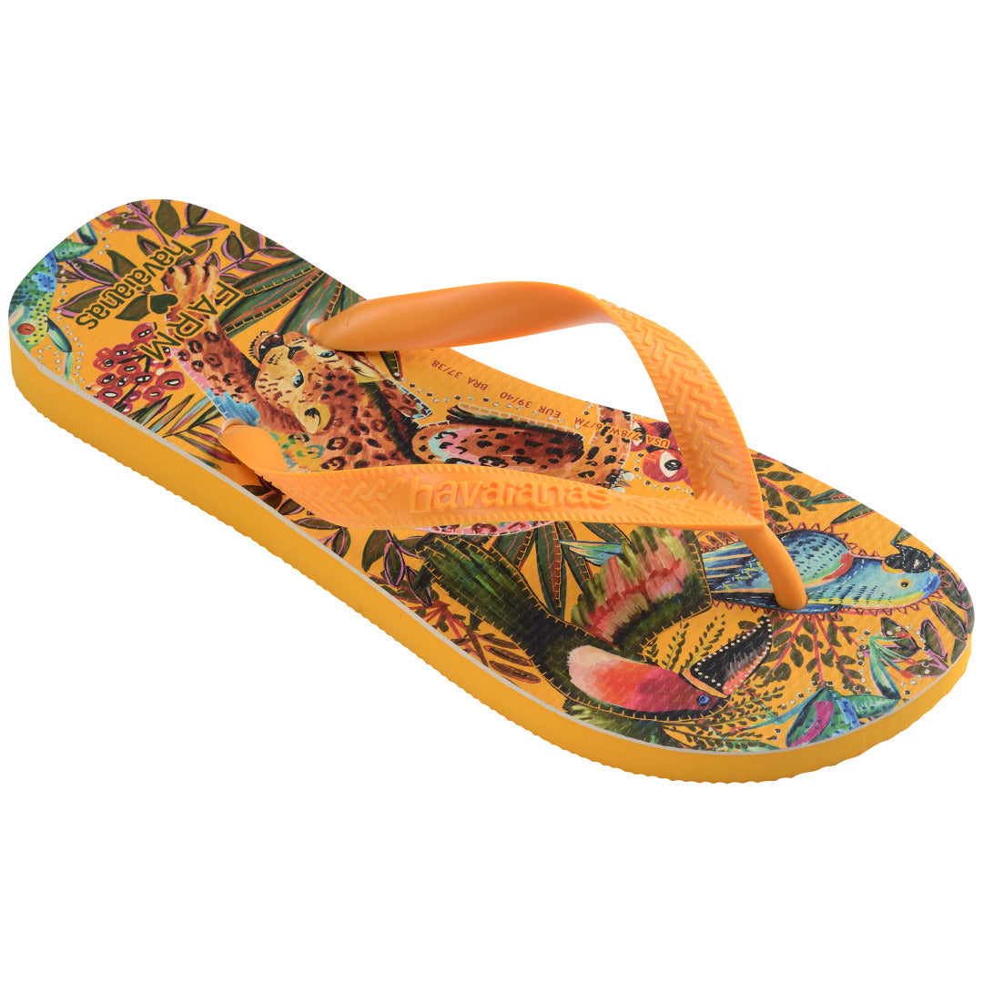 Chinelo Havaianas Farm Selva - Amarelo Pop