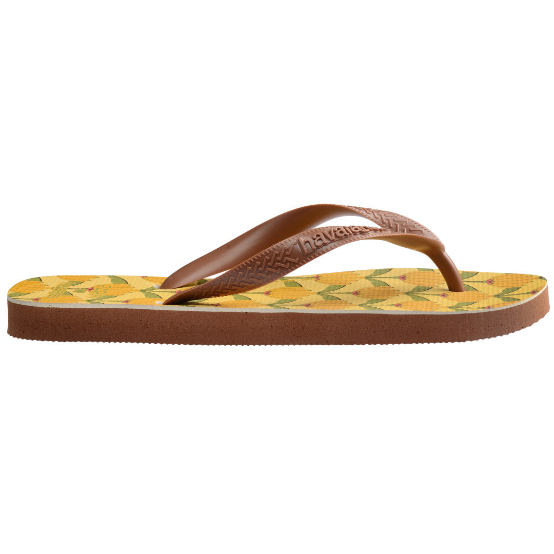 Chinelo Havaianas Farm Banana Deco - Ferrugem
