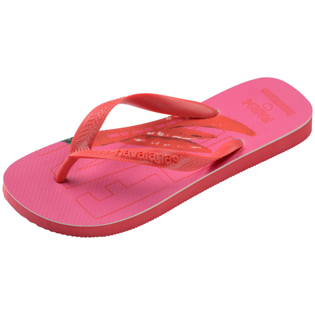 Chinelo Havaianas Farm Pimenta - Vermelho Rubi