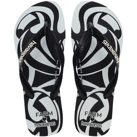Chinelo Havaianas Farm Tucanada - Preto