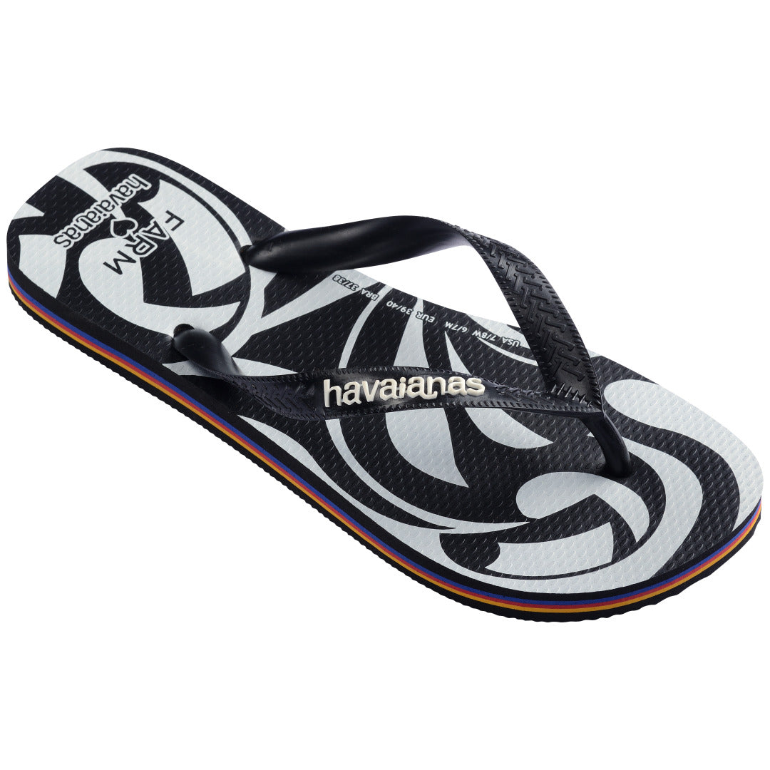 Chinelo Havaianas Farm Tucanada - Preto