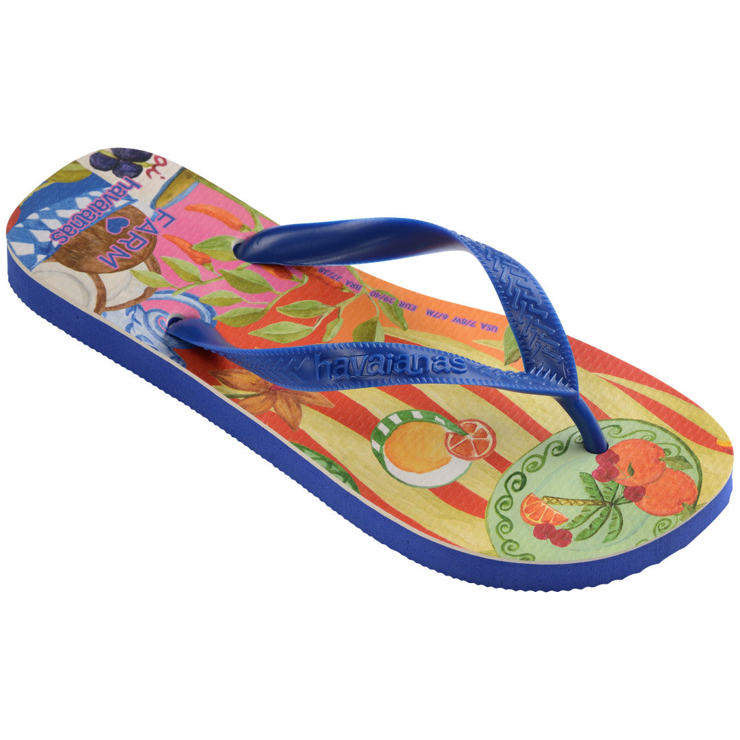Chinelo Havaianas Farm Picnic - Azul Naval