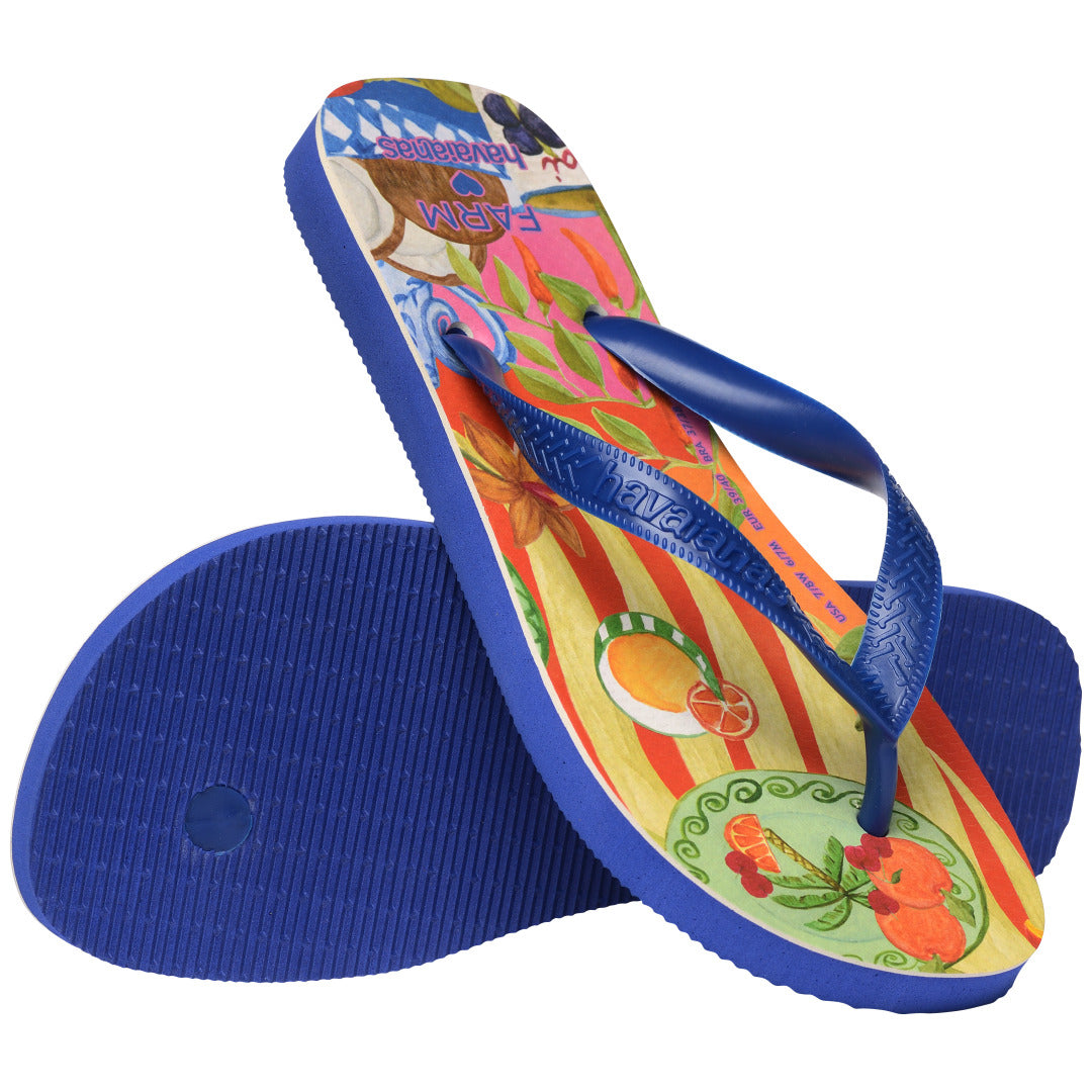 Chinelo Havaianas Farm Picnic - Azul Naval