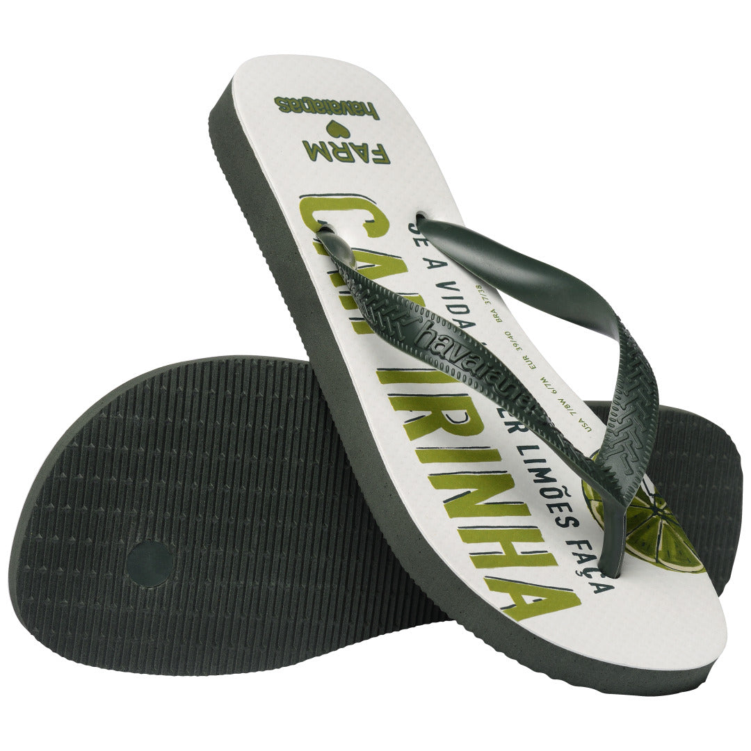 Chinelo Havaianas Farm Caipirinha - Verde Olive