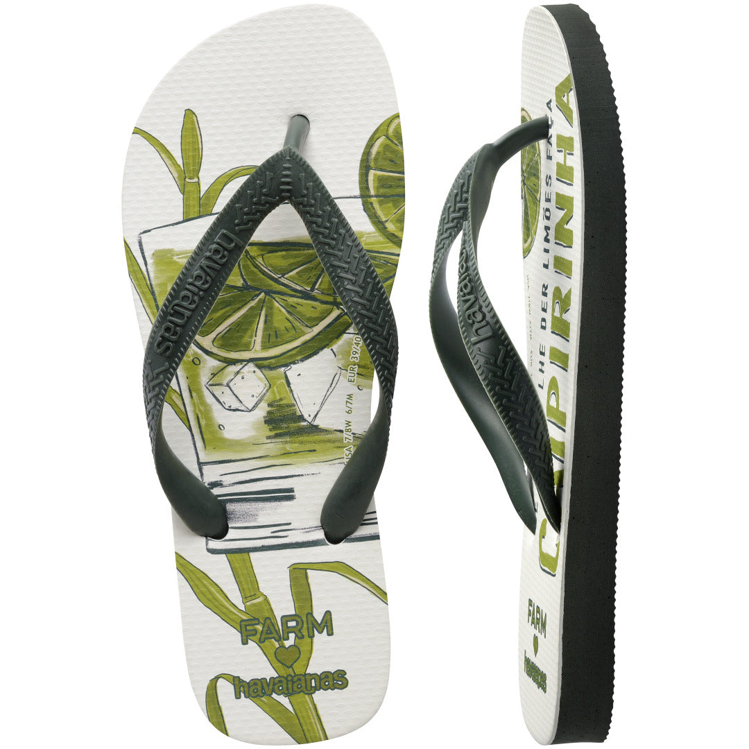 Chinelo Havaianas Farm Caipirinha - Verde Olive