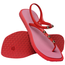 Kit Havaianas Dia das Mães 2026: Flash Fusion Vermelha +Lenço