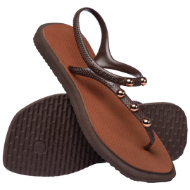 Kit Havaianas Dia das Mães 2026: Flash Fusion Marrom +Lenço