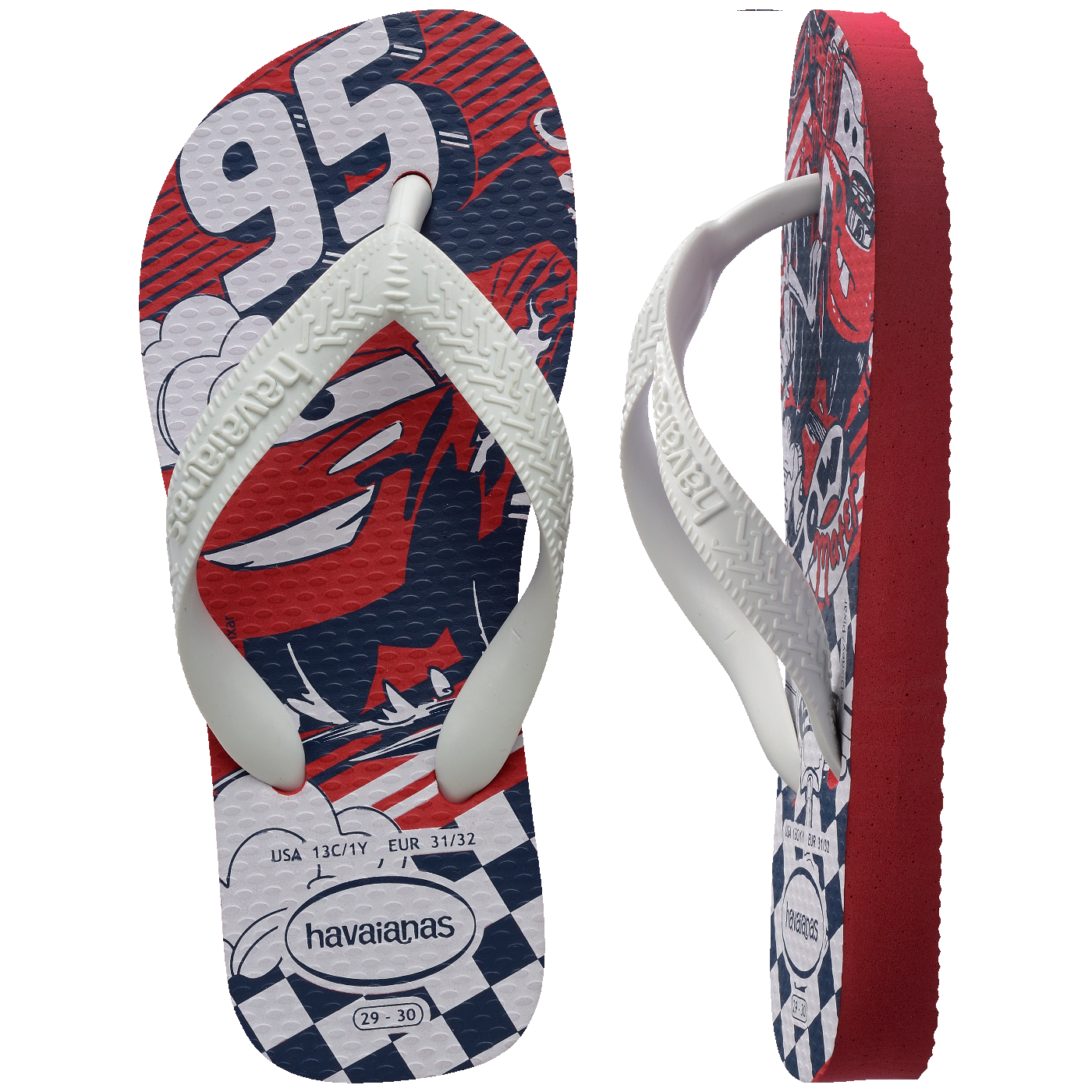 Chinelo Havaianas infantil Disney Carros