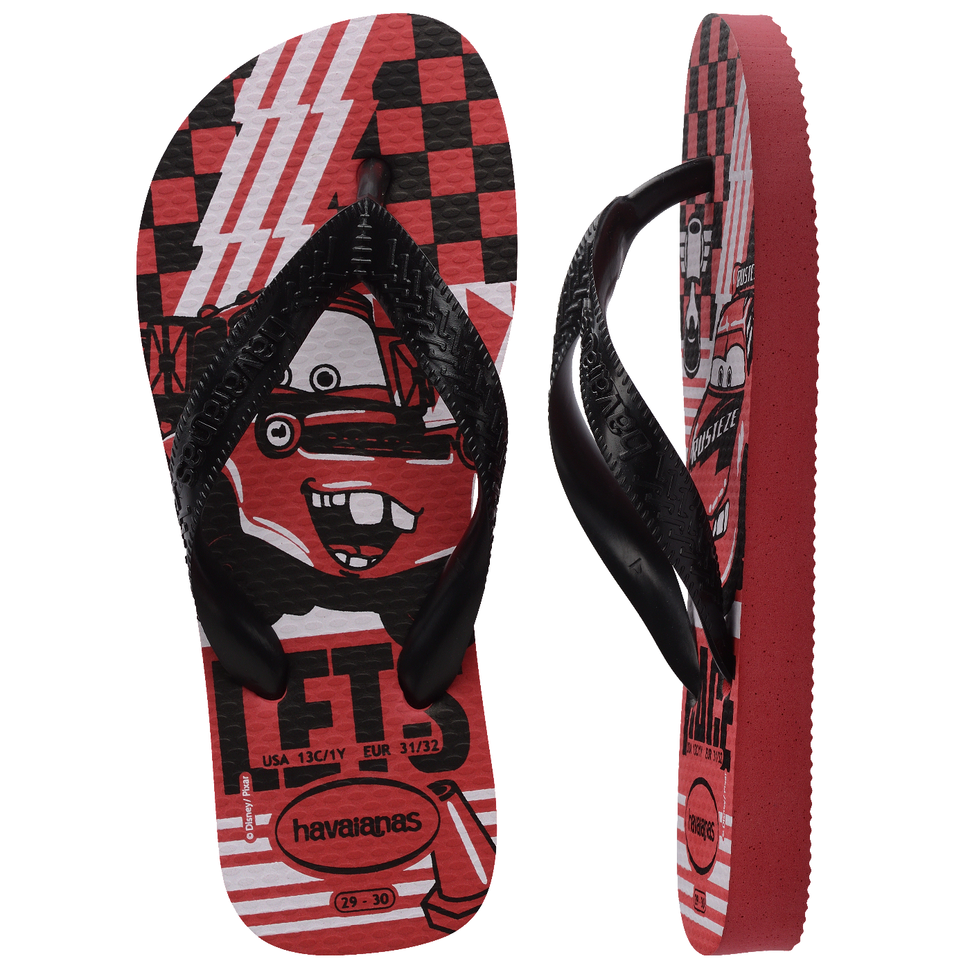 Chinelo Havaianas infantil Disney Carros