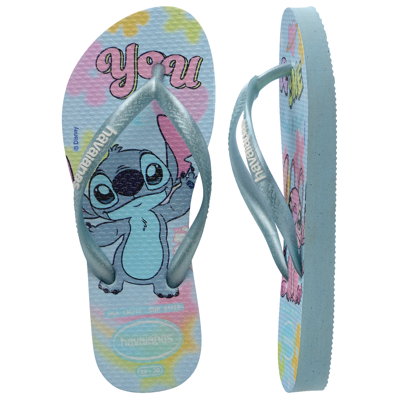 Chinelo Havaianas Infantil Slim Disney Stitch