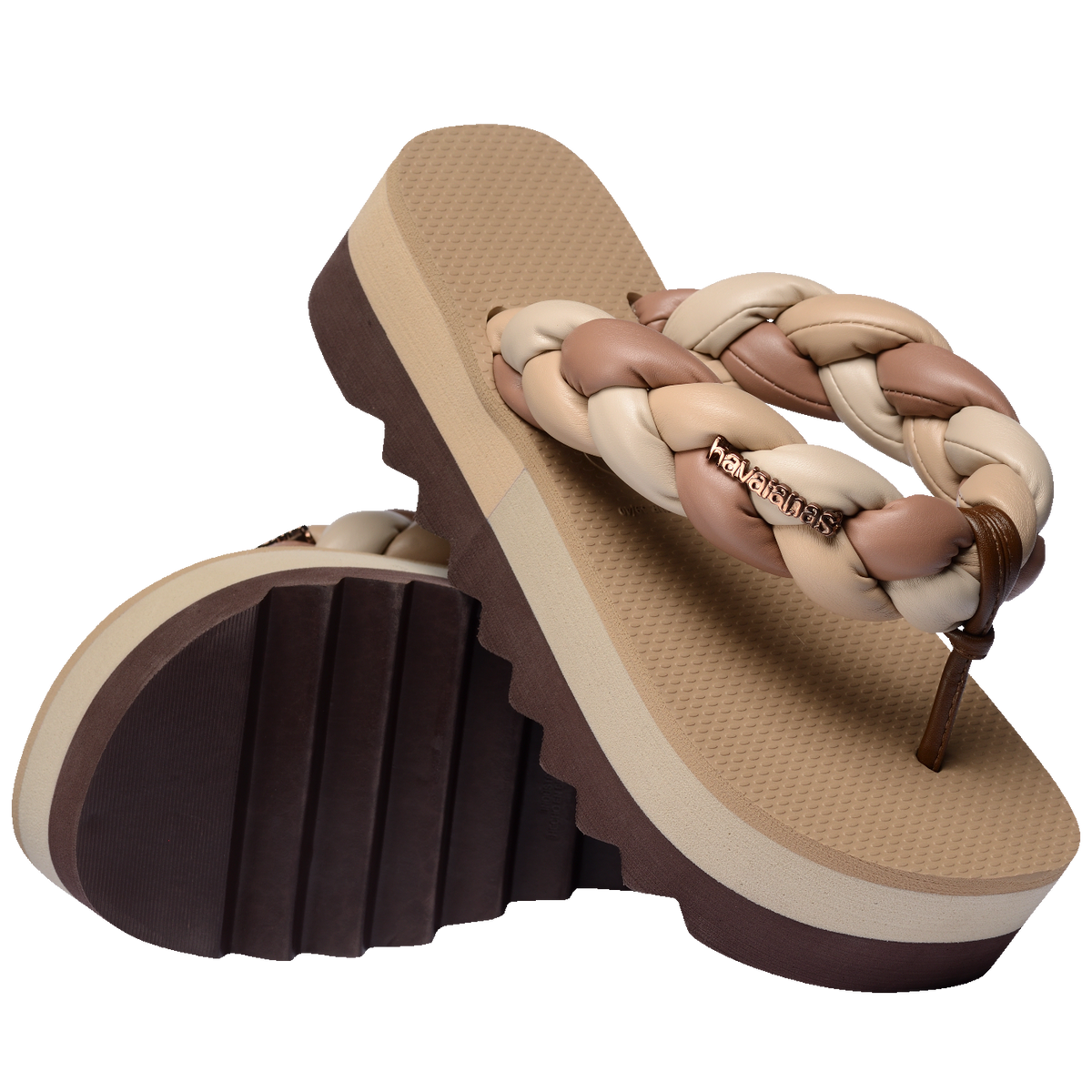 Chinelo Havaianas Top High Chuncky Boho II