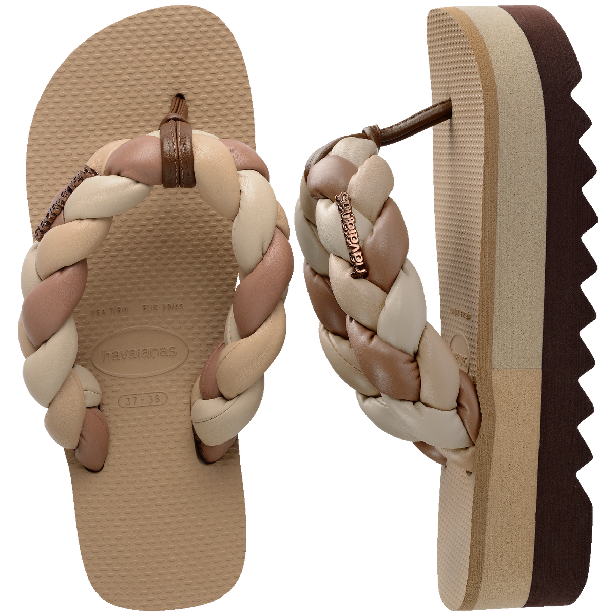 Chinelo Havaianas Top High Chuncky Boho II