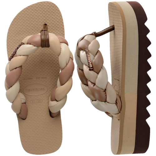 Chinelo Havaianas Top High Chuncky Boho II