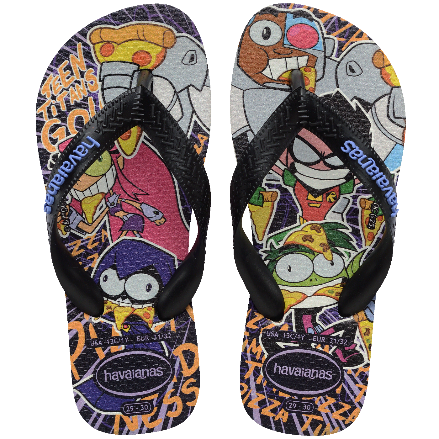 Chinelo Havaianas Infantil Warner Jovens Titãs
