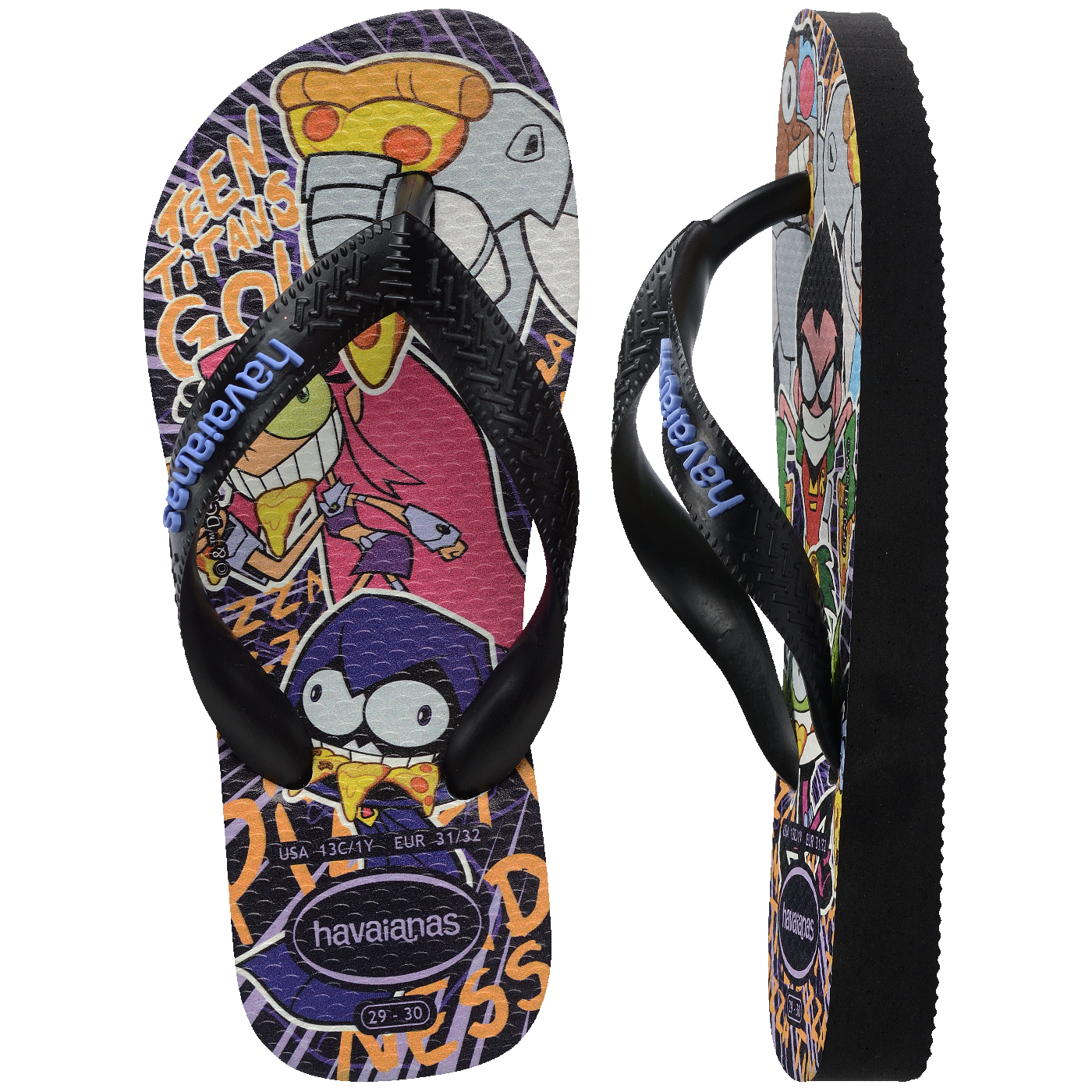 Chinelo Havaianas Infantil Warner Jovens Titãs