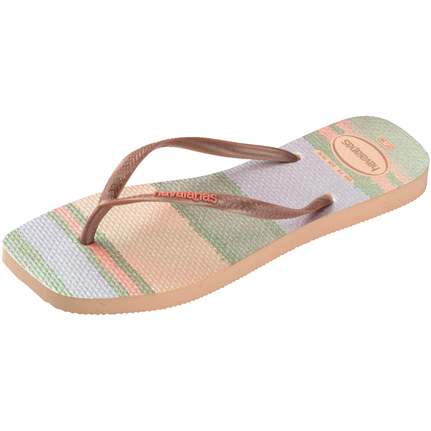 Chinelo Havaianas Slim Square Palette Glow