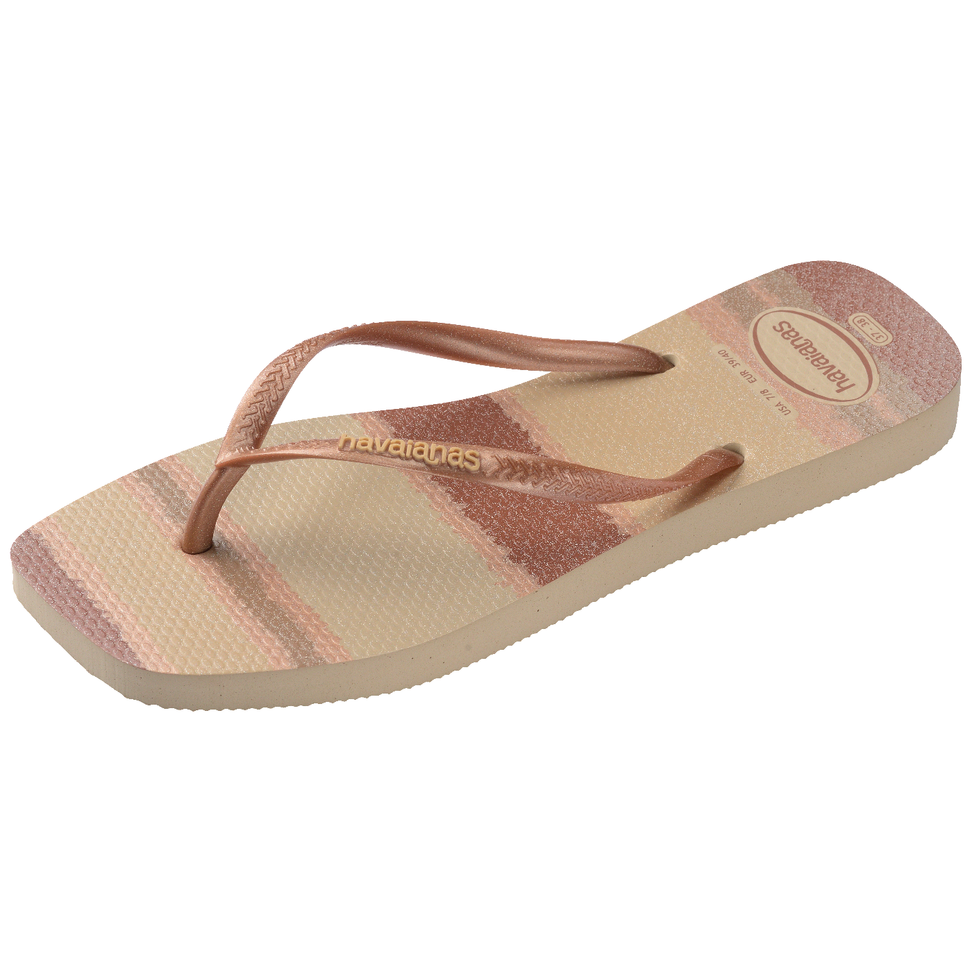 Chinelo Havaianas Slim Square Palette Glow