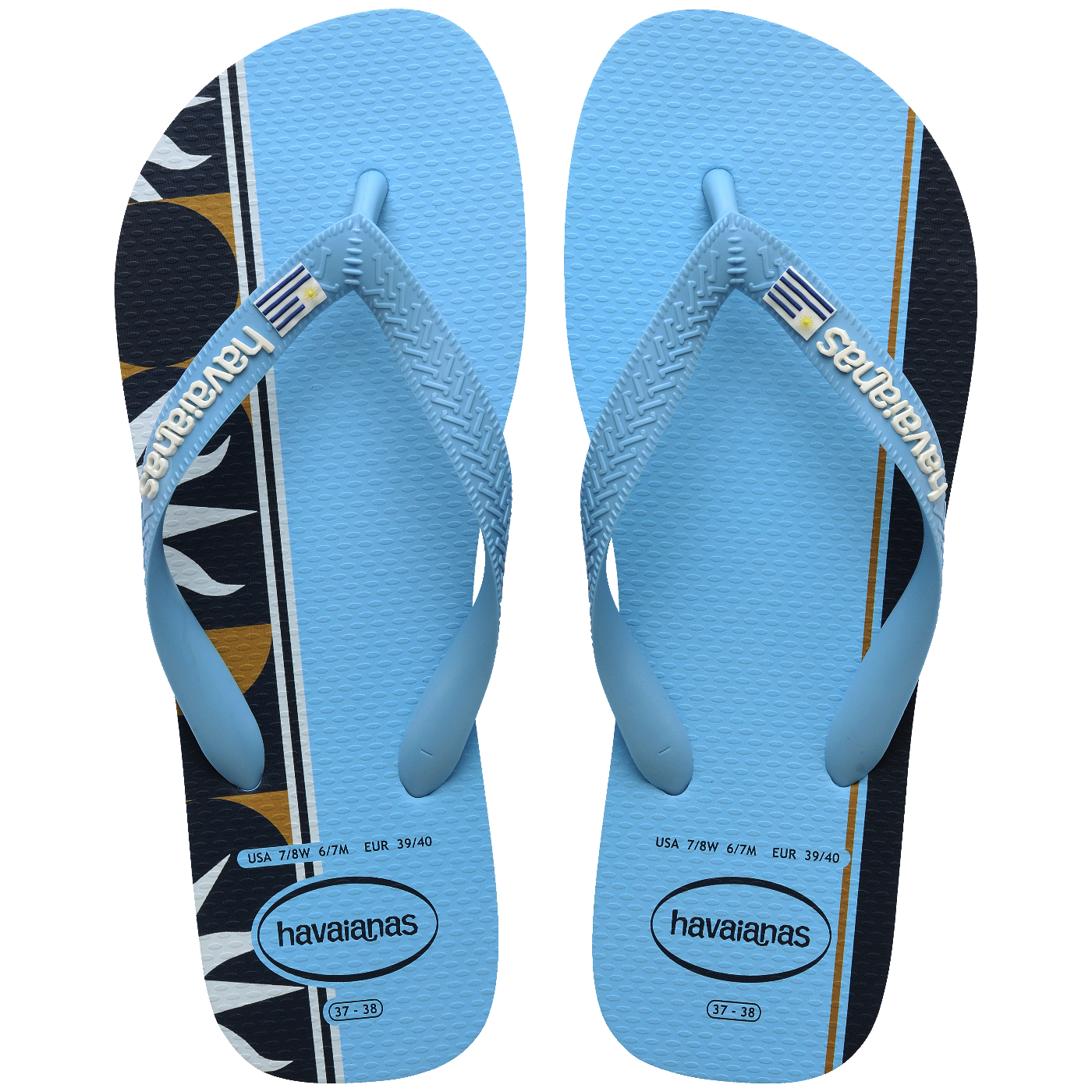 Chinelo Havaianas Top Nações Uruguai