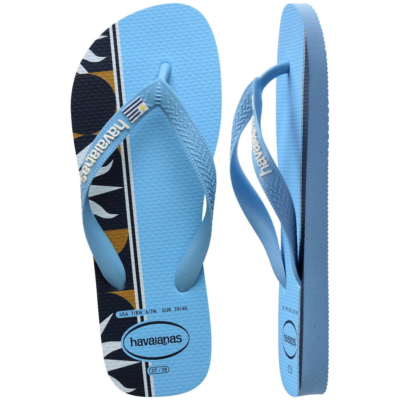Chinelo Havaianas Top Nações Uruguai
