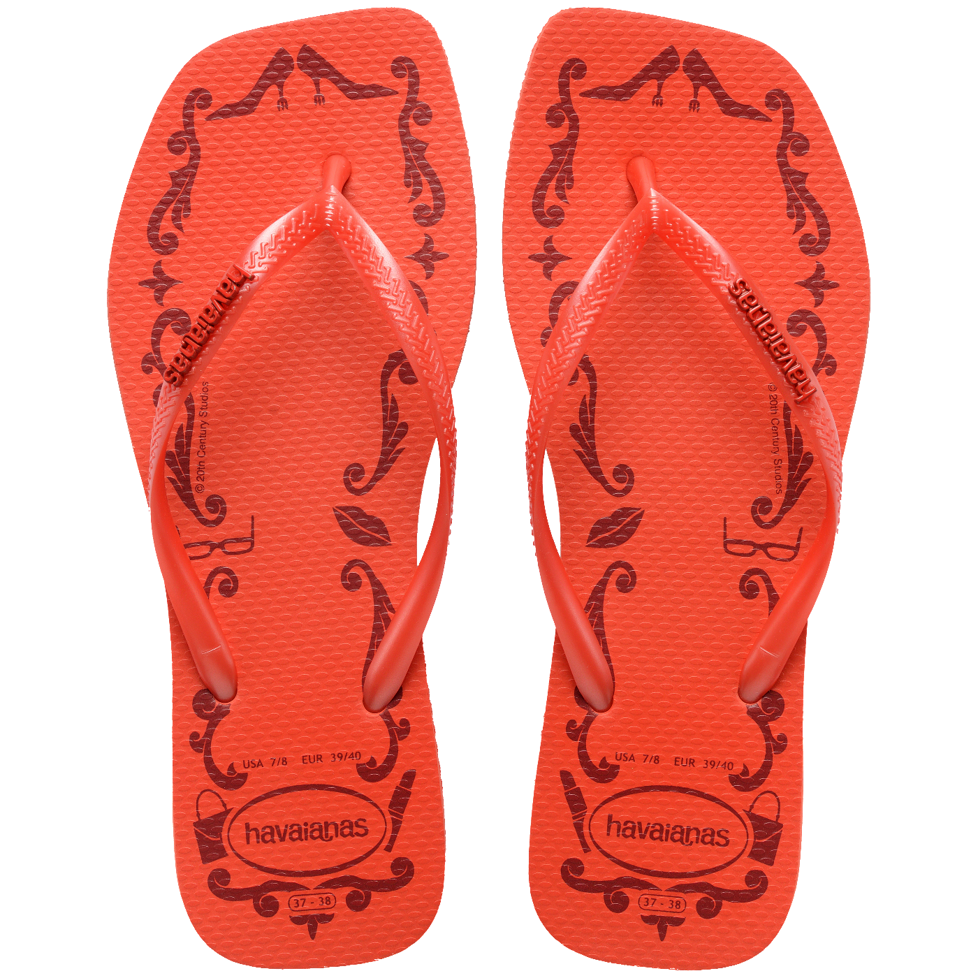 Chinelo Havaianas Slim Square Diabo Veste Prada