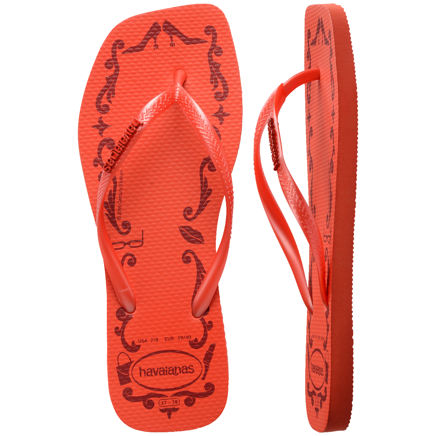 Chinelo Havaianas Slim Square Diabo Veste Prada