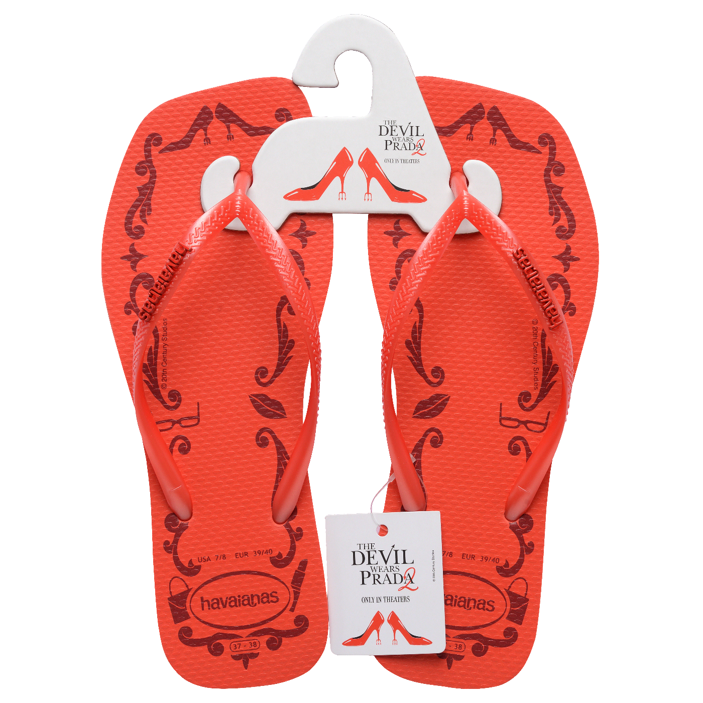 Chinelo Havaianas Slim Square Diabo Veste Prada