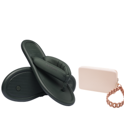 Kit Havaianas Dia das Mães 2026: Maxi Puffed Verde Oliva + Mini Bag Chains