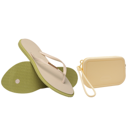 Kit Havaianas para Presente: Chinelo Slim Point + Mini Bag Logo II