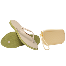 Kit Havaianas para Presente: Chinelo Slim Point + Mini Bag Logo II