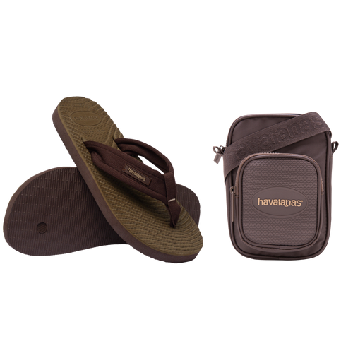 Kit Havaianas para Presente: Chinelo Surfer Coast + Shoulder Bag Color II