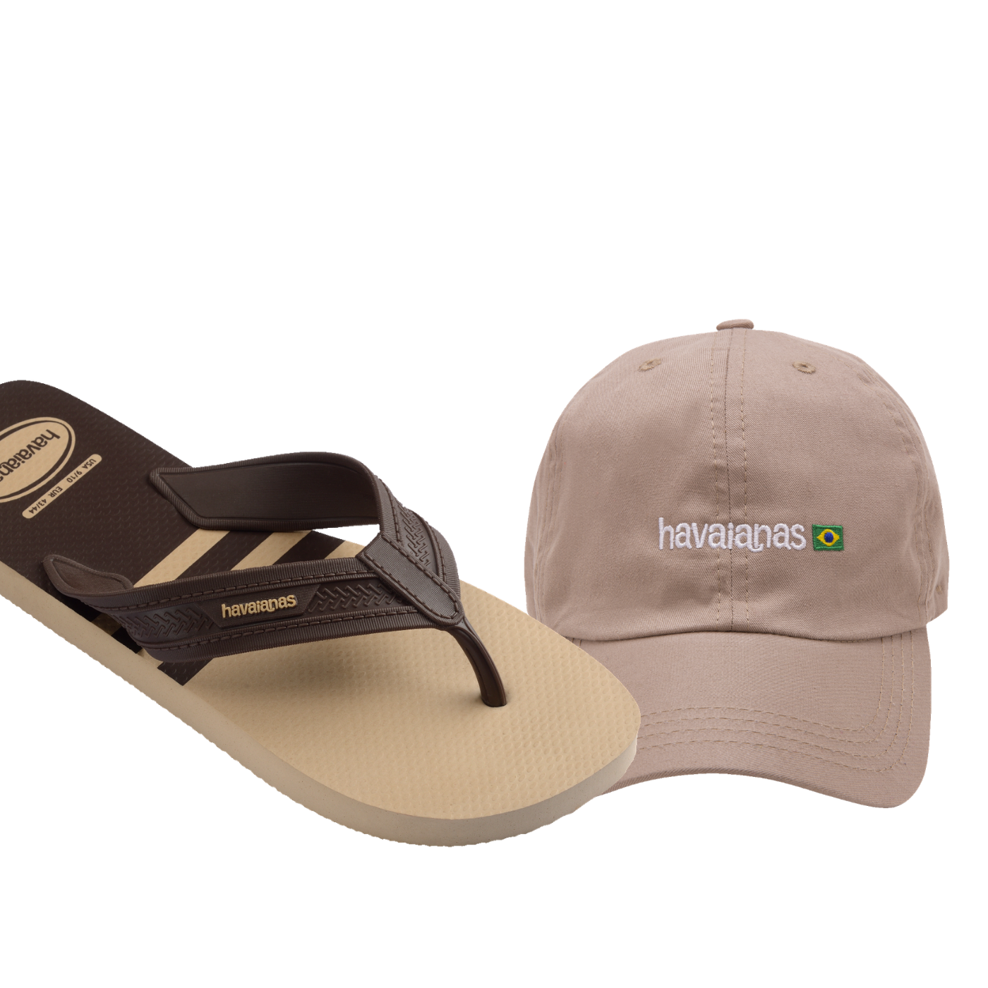 Kit Havaianas: Chinelo City Basic + Boné