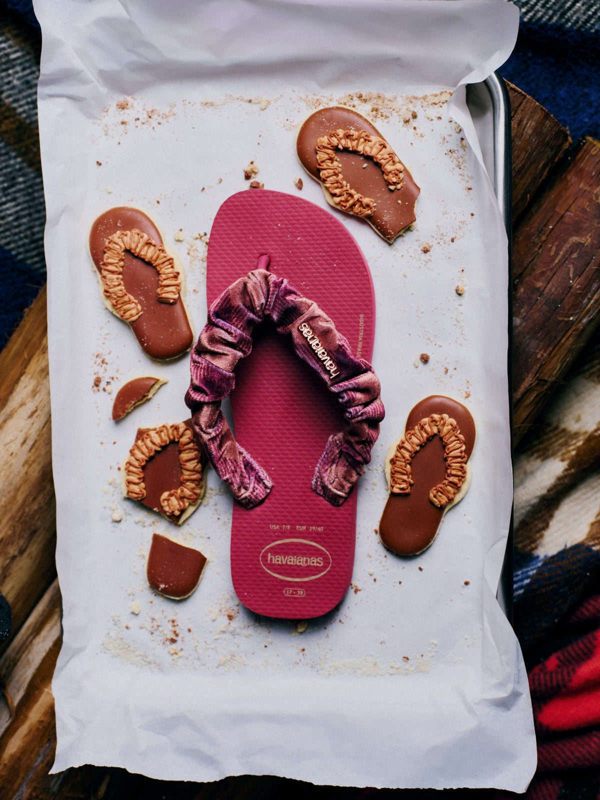 Chinelo Havaianas Top Scrunchie