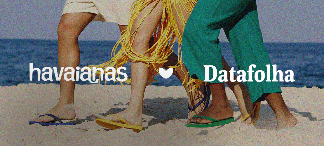 Banner Havaianas + Datafolha